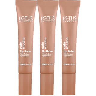 Lotus Herbals Cafe Mocha Lip Balm Spf15 10G ( Pack Of  3) - Makeup - Lips | Buy online on ZillyBuy