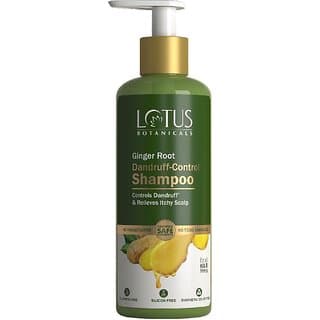 Lotus Botanicals Ginger Root Dandruff-Controlx Shampoo - 300Ml (300 Ml) - Shampoos and Conditioners | Buy online on ZillyBuy
