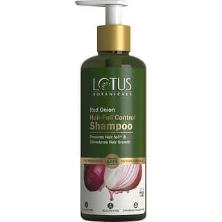 Lotus Botanicals Red Onion Hair-Fall Controlx Shampoo - 300Ml (300 Ml) - Shampoos and Conditioners | Buy online on ZillyBuy