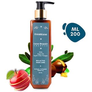 FreshLuxe Repair Shampoo,  Moroccan Argan Oil  Apple Cider,  Unisex,  200ml - Shampoos and Conditioners | Buy online on ZillyBuy