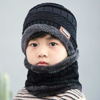 Fashlook Woolen Black Casual Winter Cap - Uncategorized | Buy online on ZillyBuy