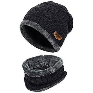 Fashlook Woolen Black Casual Winter Cap - Uncategorized | Buy online on ZillyBuy