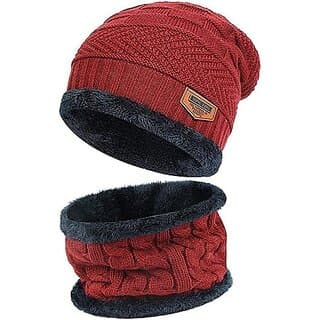 Fashlook Woolen Red Casual Winter Cap - Uncategorized | Buy online on ZillyBuy