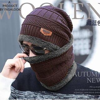 Fashlook Woolen Brown Casual Winter Cap - Uncategorized | Buy online on ZillyBuy