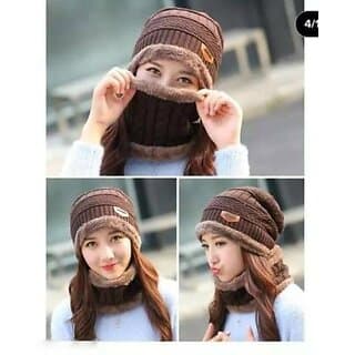 Fashlook Woolen Brown Casual Winter Cap - Uncategorized | Buy online on ZillyBuy