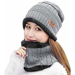 Fashlook Woolen Multicolor Casual Winter Cap - Uncategorized | Buy online on ZillyBuy