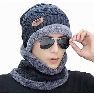 Fashlook Woolen Grey Casual Winter Cap - Uncategorized | Buy online on ZillyBuy