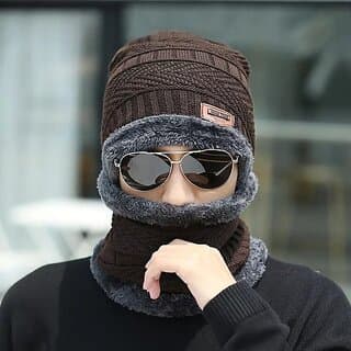 Fashlook Woolen Brown Casual Winter Cap (Pack of 2) - Uncategorized | Buy online on ZillyBuy