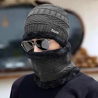 Fashlook Woolen Multicolor Casual Winter Cap - Uncategorized | Buy online on ZillyBuy