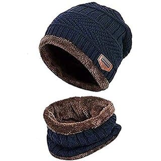 Fashlook Woolen Multicolor Casual Winter Cap - Uncategorized | Buy online on ZillyBuy