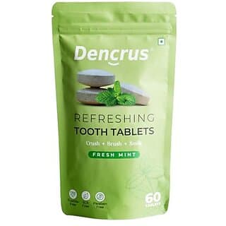 DENCRUS Tooth Tablets REFRESHING MINT - 60 Tablets - Oral Care | Buy online on ZillyBuy