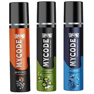 Mycode Celebration Fragrance Crazy Girl Flirty Sexy boy Sweet16 (Pack Of 3) - Fragrance | Buy online on ZillyBuy