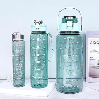(Set of 3)  Water Bottle 3200 ml Water Bottles (Multicolor) - Kitchen Tools | Buy online on ZillyBuy