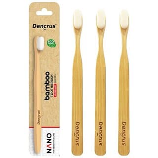 DENCRUS Nano bamboo Toothbrush (Pack of 3), Natural Bamboo Toothbrush, Toothbrush for Sensitive Gums And Teeth - Oral Care | Buy online on ZillyBuy