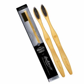 L'avenour Flat Bamboo Toothbrush with BPA Free Charcoal Activated Ultra Soft Bristles For Men  Women (Pack of 2) - Oral Care | Buy online on ZillyBuy