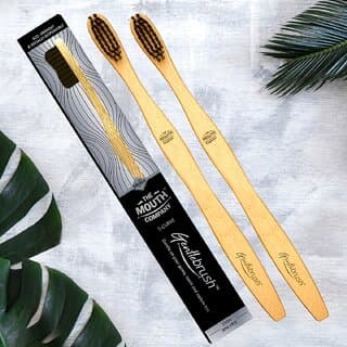 L'avenour S-Curve Bamboo Toothbrush with BPA Free Charcoal Activated Ultra Soft Bristles For Men Women (Pack of 2) - Oral Care | Buy online on ZillyBuy
