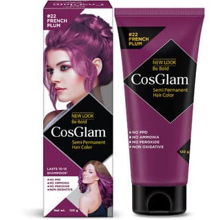 Cosglam Semi Permanent Hair Color For Women  Men, (120g, #22 French Plum) - Hair Oils, Care, and Styling | Buy online on ZillyBuy