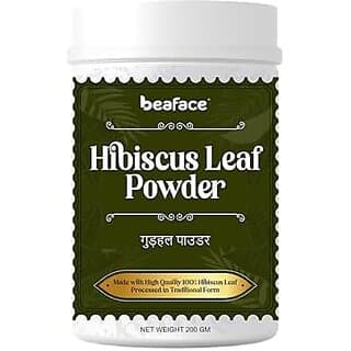 Beaface Hibiscus Leaf Powder 200 gm | Hibiscus Leaf Powder For Hair Care - Hair Oils, Care, and Styling | Buy online on ZillyBuy