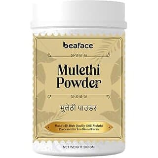 Beaface Organic Mulethi Powder for Skin Brightening and Hair Care | Natural Licorice Root Powder for Face Pack and DIY Beauty 200g - Hair Oils, Care, and Styling | Buy online on ZillyBuy