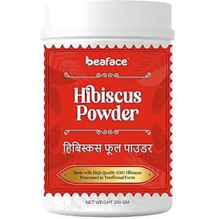 Beaface Hibiscus Powder For Hair Growth 200 gm | Ideal for Hair packFace Pack | Gudhal Ka Phool Powder For Dull Hair - Hair Oils, Care, and Styling | Buy online on ZillyBuy