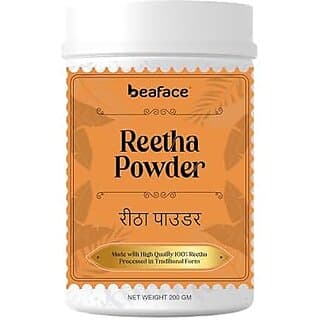 Beaface Pure Reetha Powder for Hair 200 gm | Ideal for Hair Face and Skin | Pure and Natural No Chemcial No Preservative - Hair Oils, Care, and Styling | Buy online on ZillyBuy
