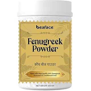 Beaface Fenugreek Powder 200 gm | Fenugreek Methi Powder For Hair Growth and Skin Care - Hair Oils, Care, and Styling | Buy online on ZillyBuy