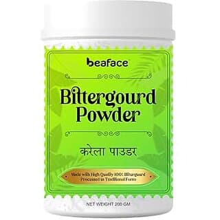 Beaface Karela Powder/Bitter Melon 200 gm | Cleanses Liver | Rich in Antioxidants Vitamins and Minerals | Diabetes Care | Karela Powder For Face Pack Hair GrowthDrinking Use - Hair Oils, Care, and Styling | Buy online on ZillyBuy