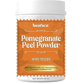 Beaface Natural Organic Anar Powder For Hair and Face Care | No Added Chemicals | Pomegranate Powder For Drink | Natural Face pack Powder 200g - Hair Oils, Care, and Styling | Buy online on ZillyBuy