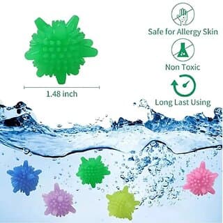 Washing Machine Cleaner Balls, Reusable Tangle Free Clothes Cleaning Ball, Unique Shape Best for Clean and Pack Of 10 - Closet/Laundry/Shoe Organization | Buy online on ZillyBuy