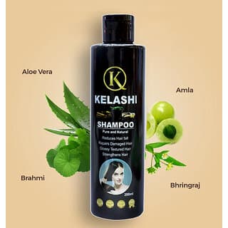 Kelashi Shampoo, Pure and Natural, Reduces Hair Fall, Repair Damaged Hair, 200Ml - Shampoos and Conditioners | Buy online on ZillyBuy