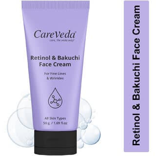 CareVeda Retinol  Bakuchi Face Cream For Fine Lines  Wrinkles Suitable For All Skin Types 50gm - Skin Care - Face Cleansers | Buy online on ZillyBuy