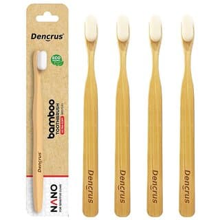 (Pack of 50) DENCRUS Nano Bamboo Toothbrush  Natural Toothbrush for Sensitive Gums and Teeth - Oral Care | Buy online on ZillyBuy