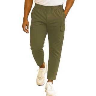 MULTIWA Comfortable Cotton Pant For Men - Straight Fit Cargo Lower With 5 Pockets, Stylish Korean Pants For Man - Uncategorized | Buy online on ZillyBuy