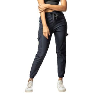 MULTIWA Women Cargo Jogger Pant | Women's Cotton Regular Fit Mid Rise Cargo Gym Joggers Track Pants (2XL, Blue) - Uncategorized | Buy online on ZillyBuy