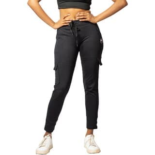 Women's High Rise Full Stretchable Ankle Length Slim Fit Yoga Workout Gym Tights with Pockets| Yoga Pants/Leggings for Women (M, Black) - Uncategorized | Buy online on ZillyBuy
