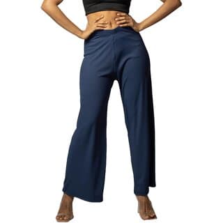 MULTIWA Women Polycotton Lining Palazo Pant (L, Blue) - Uncategorized | Buy online on ZillyBuy