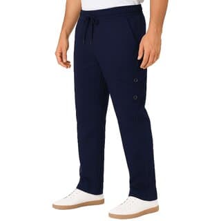 MULTIWA Men's Twill Cargo Pants with Elastic Waistband & Drawstring Multiple Pockets Loose Fit Hem Premium Fabric Comfortable Daily & Travel Wear - Uncategorized | Buy online on ZillyBuy
