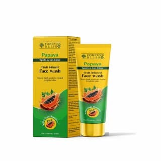 Forever Bliss Papaya Fruit Infused Face Wash  60ml Enriched with Papaya  Vitamin C + A  For Healthy Glowing skin  S - Skin Care - Face Cleansers | Buy online on ZillyBuy