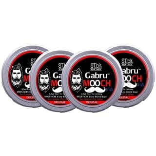 4 Packs of Mooch Moustache Wax for Men - Strong Hold  Long Lasting Styling Wax  Natural Look  Original Scent  25g - Hair Oils, Care, and Styling | Buy online on ZillyBuy