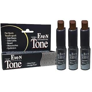 Eve-N Tone Natural Hair Color Stick for Quick Touch-Up Hair Dye Stick Easy to Use Pack Of 3, 21g Brown - Hair Oils, Care, and Styling | Buy online on ZillyBuy