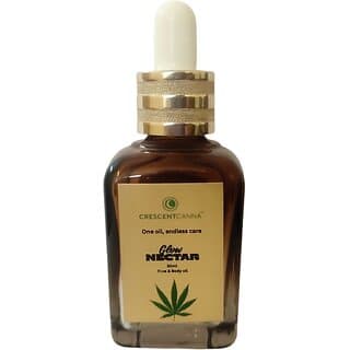 CRESCENTCANNA Glow Nectar Hemp-Infused Face  Body Oil - 30ml - Skin Care - Oils and Serums | Buy online on ZillyBuy