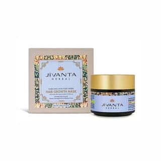 Jivanta Herbal Hair Growth Mask with Amla, Bhringraj, Neem, Fenugreek  Hibiscus for Dry, Damaged and Freezy Hair - Hair Oils, Care, and Styling | Buy online on ZillyBuy