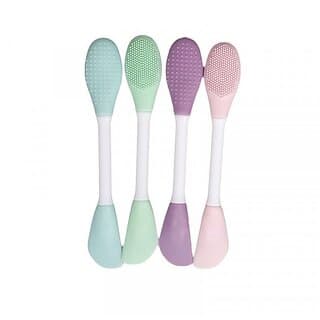 Experience Ultimate Cleanliness with Our Dual-Sided Silicone Facial Cleansing Brush Set - Skin Care - Face Cleansers | Buy online on ZillyBuy