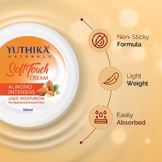 Yuthika Face Moisturizer For Women Men Almond Intensive For Hydrated Smooth Skin - Blue - image 7