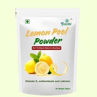 3Lemon Pure & Natural Lemon Peel Powder 100Gm for Skin Treatment | Citrus Limon | No Added Chemical - Skin Care - Face Cleansers | Buy online on ZillyBuy