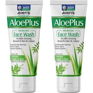 Aloe Plus Face Wash (100 ml x 2 packs) - Helps cleanse skin impurities and supports skin health - Skin Care - Face Cleansers | Buy online on ZillyBuy