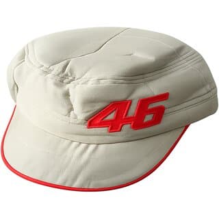 Stylish Beige Cap with Red Embroidered Number '46' - Perfect for Casual Wear - Uncategorized | Buy online on ZillyBuy