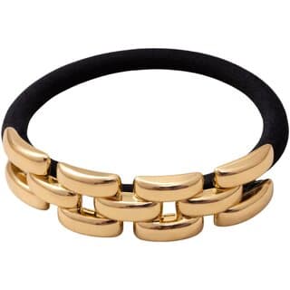 Kimti Hair Tie (Gold, Chunky Chain Gold Hair Tie) - Hair Oils, Care, and Styling | Buy online on ZillyBuy