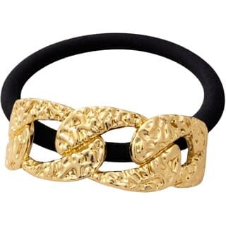 Kimti Hair Tie (Gold, Linked Chain Gold Hair Tie) - Hair Oils, Care, and Styling | Buy online on ZillyBuy