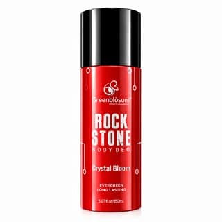 Greenblsum Rock Stone Body Deo - Crystal Bloom (150ml)  Evergreen Long Lasting Fragrance for Men  Women - Fragrance | Buy online on ZillyBuy